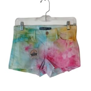 Levi's Custom Ice-Dyed Jean Shorts Size 0
